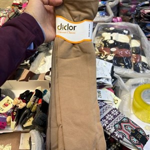Женские плотные капроновые гольфы с начесом — стандартный размер, упаковка 5 штук