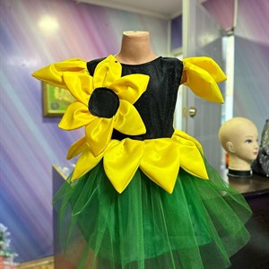 Новинка Платье подсолнух 28 34размер 650сом с ободком