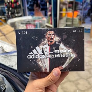 Носки спортивные из чистого хлопка оптом 3 пары — 41-45