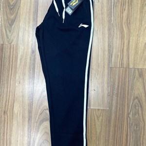 Li Ning Спорт трико Осень лакоста вафля Черный 46