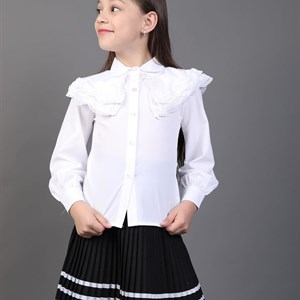 SEZIM KIDS     ТОЛЬКО ОПТОМ БЕЛЫЕ БЛУЗКИ ФАБРИКА