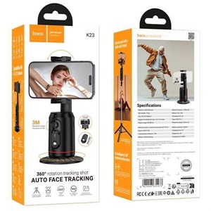 Умный штатив Hoco K23 Lotus с авто-трекингом 360° - идеальный помощник для вашего контента!
