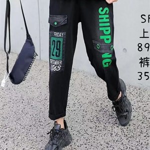 Модель 3579 Трикотажные штаны в стиле Спорт шик Пояс