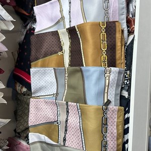 Платки 90×90 из твилла — женские шарфы оптом
