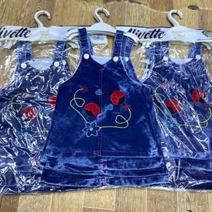 САРАФАН 1 4ЛЕТ 200СОМ В САДИК ТКАНЬ ДЖИНСА ВЕСНА