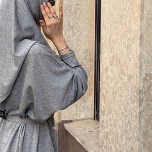 Женская туника с косынкой из трикотажной купры, размеры 42–52