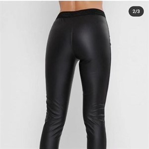 Кожаные лосины с начесом это стильная и комфортная