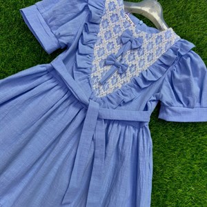 Летние платья для принцесс Размер 28 34 Ткань лен