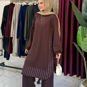 Женский костюм-двойка из купры-неопрена из Турции — 7 расцветок