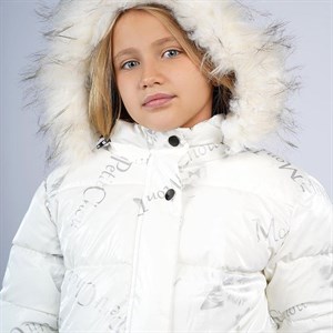 Новинки Утеплённая зимняя куртка с принятом кошечки