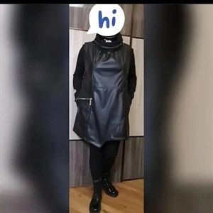 Модель 517 Сарафан туника из стрейч ткани под кожу