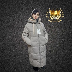 Зимняя куртка Цвет серый с золотыми вставками Производство