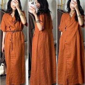 Платье из льна до 54/56 — стильная новинка от NURZADA COLLECTION