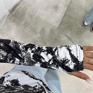 Американка база с принтами Посадка по фигуре шикарный