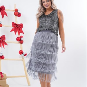 Юбка с бахромой Юбка с бахромой это стильное изделие