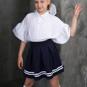 Модная рубашка с широким рукавом Как красиво смотрится