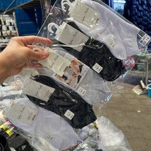 Однотонные хлопковые носки оптом 36–41 — упаковка 10 шт
