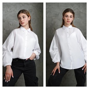  Школьные рубашки оверсайз в ассортименте Количество