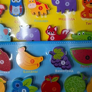 Развивающие деревянные пазлы для детей - яркие и полезные!