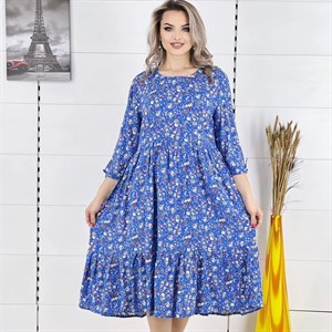 Платье Штапельное Размеры с 50 до 60 Ткань Штапель