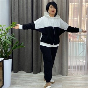 Костюм ПРАГА ткань двунитка размер 50 56 цвет черный