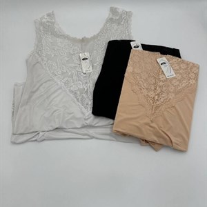 Оптовая комбинация больших размеров 2XL–5XL из лайкры, набор 6 шт