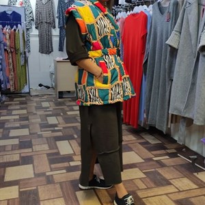 Яркая осень Безрукавка Made in Italy Единый размер