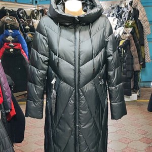 Длинная зимняя куртка Размеры с 42 по 50