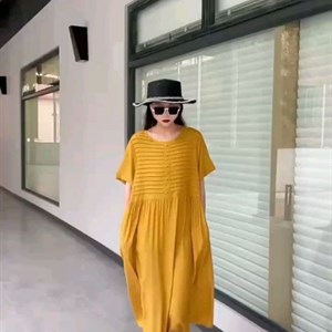 Модель 9876 Летнее шёлковое платье имитация застёжки