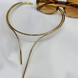 Эффектный металлический коллар - эксклюзивная бижутерия