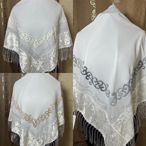 Большой выбор белых платков Размер 1 10см Новинка