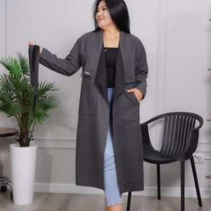 Новые кардиганы «Стандарт» для пышных дам в осень 2025 - Размеры от 48 до 54