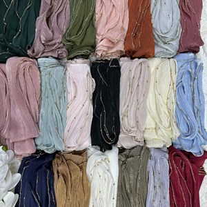 Органза шарф с бисером - Качественные аксессуары на опт в Бишкеке