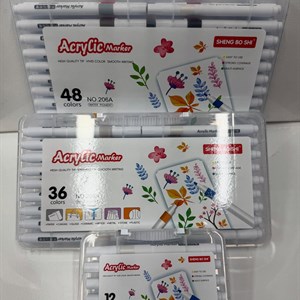 Купить акриловые маркеры по доступным ценам - 12, 36, 48 цветов для творчества
