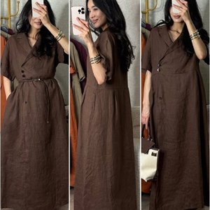 Платье из льна до 54/56 — стильная новинка от NURZADA COLLECTION