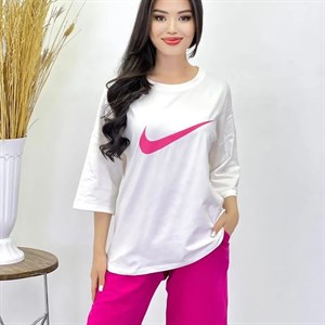 Получили всемы любимые двойки Найк Ткань футболка