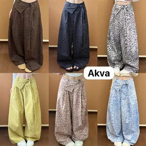 Женские брюки с акцентным поясом из Гуанчжоу — размеры S–L, опт