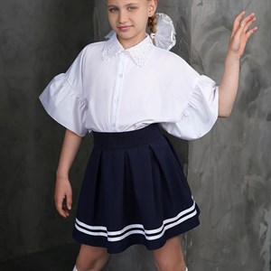 Модная рубашка с широким рукавом Как красиво смотрится