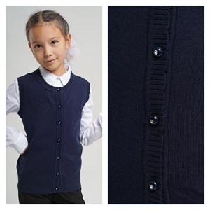 Стильные и модные школьные жилеты для девочек и подростков