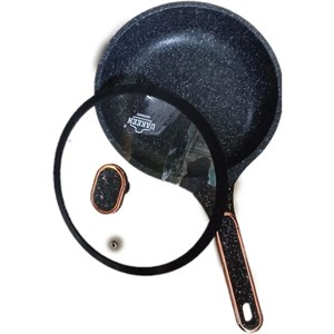 Каменный сковародка 24 размер Сликоновый крышка Сделано