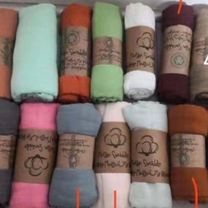 Муслиновые пеленки размер всех 120 110 2 слоя Однотонный