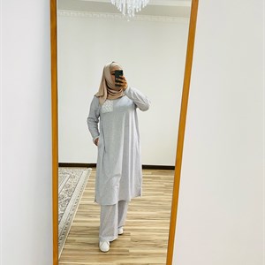 Kamelia kg_   Костюмы двойки Длинная туника с карманами