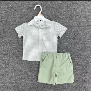 Детская одежда оптом: двойка рубашка+шорты для детей от 12 до 5 лет