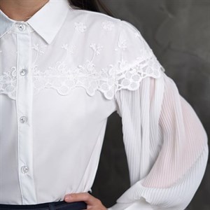  Шифон это идеальная ткань для праздничной блузки