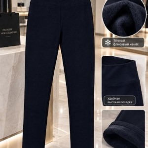 Тёплые женские леггинсы больших размеров 3XL–5XL из Китая