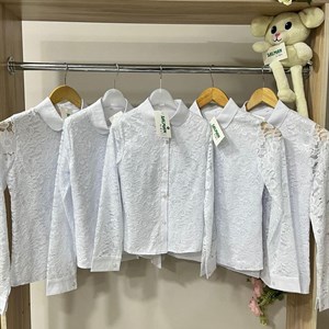 в наличии блузки с двойным гипюром  Размеры 32 34