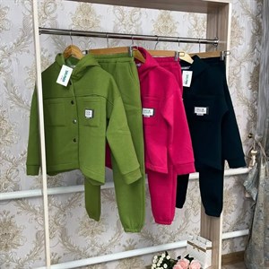 Новинка Стильные Костюмы с начёсом Ткань турецкая