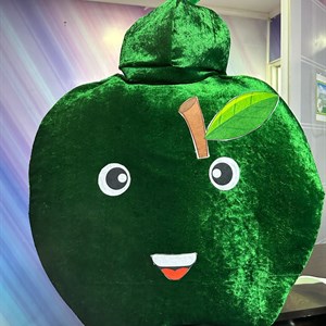 Костюм Яблоко размер стандарт в завязке 5шт подходит