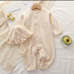 Муслиновые ромперы размер 66 100см в линии 4шт код44