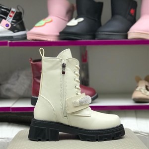 НОВИНКА ЗИМНИЕ САПОГИ ДЛЯ ДЕВОЧЕК НА ШНУРКАХ И ЗАМОЧКЕ